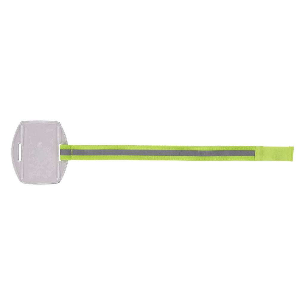 Squids 3386 Arm Band ID/Badge Holder, Vertical, Hi-Vis Lime 3.75 x 4.25 for 2.5 x 4 Insert, 10/Pack, Ships in 1-3 Bus Days