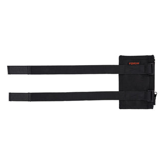Squids 3387 Dual Band Arm ID/Badge Holder w/Zipper, Vertical, Black 3.75 x 5.75 for 2.75 x 4.75 Insert, Ships in 1-3 Bus Days