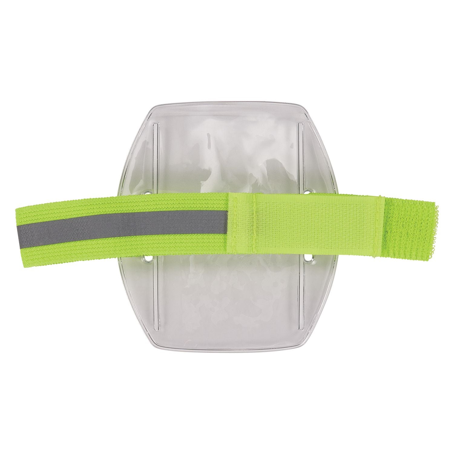 Squids 3386 Arm Band ID/Badge Holder, Vertical, Hi-Vis Lime 3.75 x 4.25 for 2.5 x 4 Insert, 10/Pack, Ships in 1-3 Bus Days