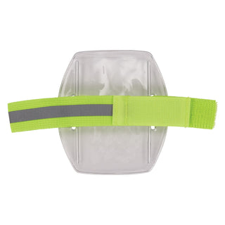 Squids 3386 Arm Band ID/Badge Holder, Vertical, Hi-Vis Lime 3.75 x 4.25 for 2.5 x 4 Insert, 10/Pack, Ships in 1-3 Bus Days