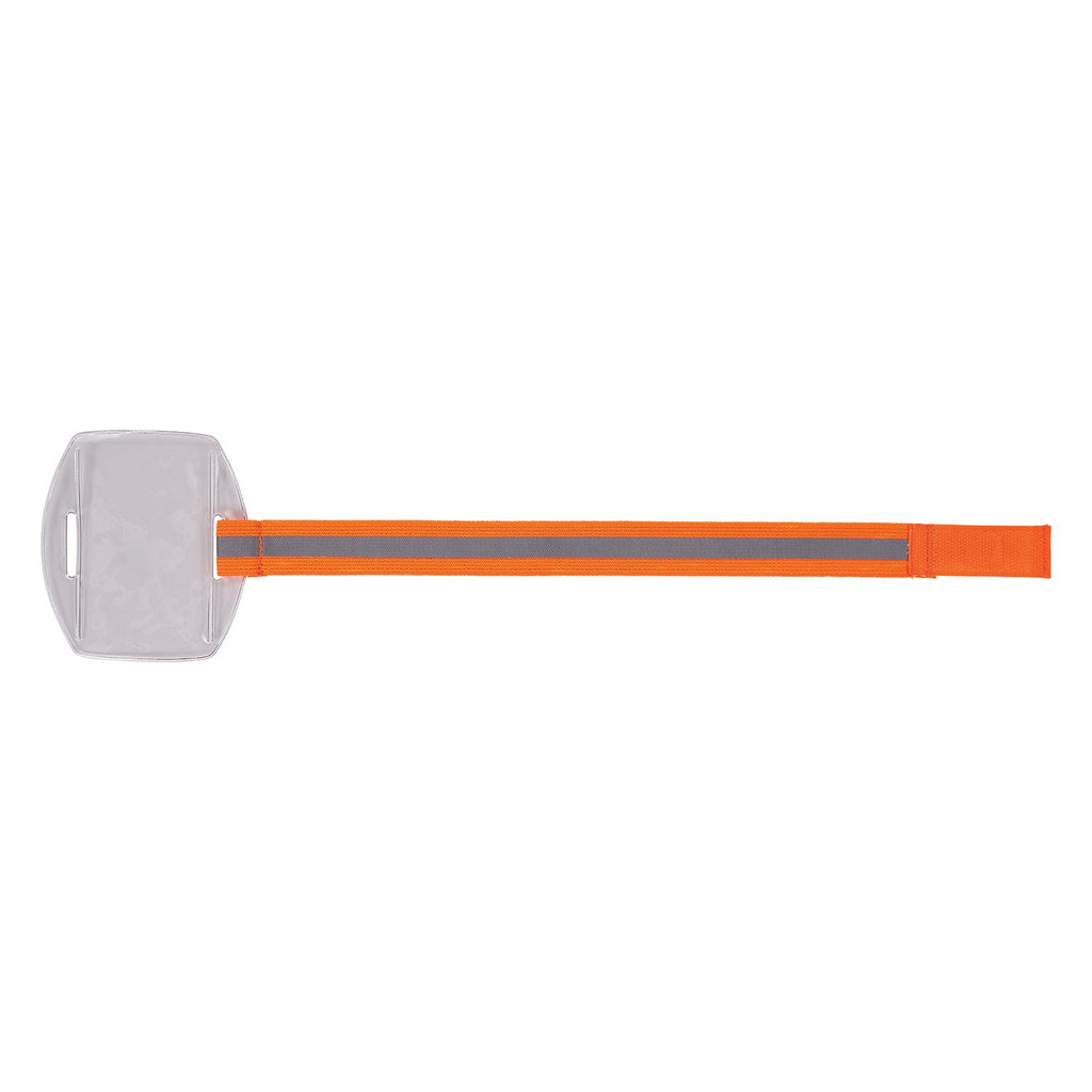 Squids 3386 Arm Band ID/Badge Holder, Vertical, Hi-Vis Orange 3.75 x 4.25 for 2.5 x 4 Insert, 10/Pack, Ships in 1-3 Bus Days