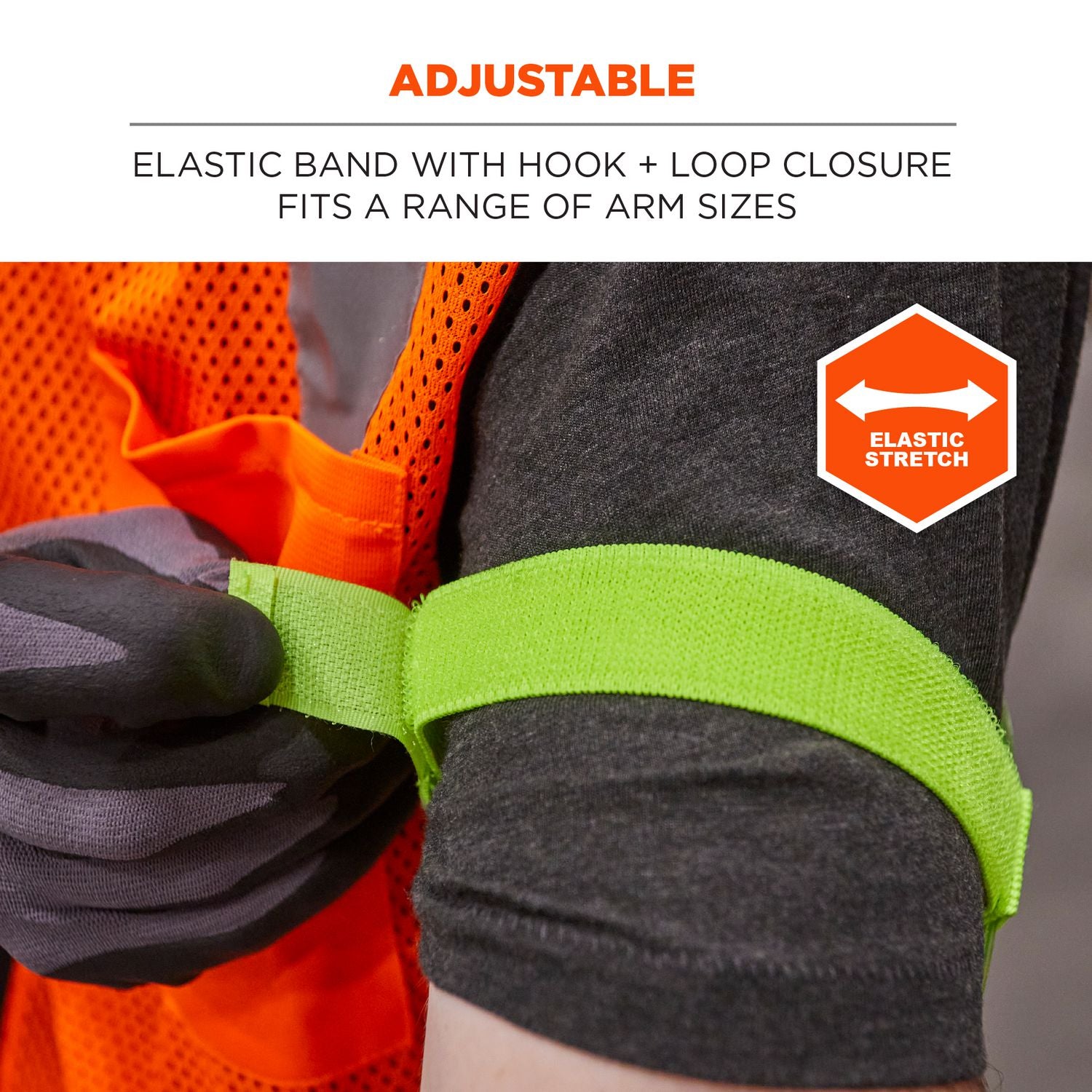 Squids 3386 Arm Band ID/Badge Holder, Vertical, Lime 3.75 x 4.25 Holder, 2.5 x 4 Insert, 10/Pack, Ships in 1-3 Business Days