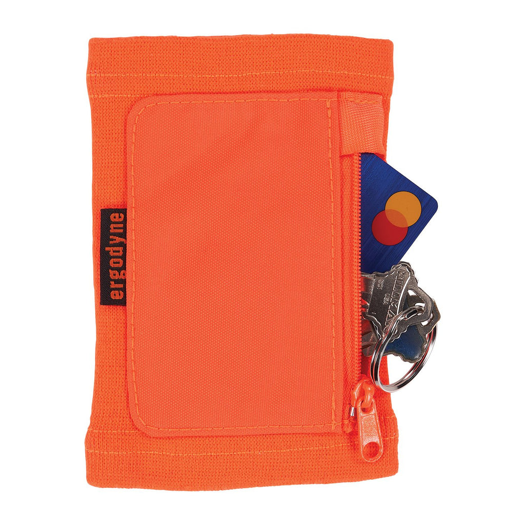 Squids 3388 Wrist ID/Badge Holder, Vertical, Orange 3.5 x 5.5 Holder, 2.75 x 3.75 Insert, Ships in 1-3 Business Days