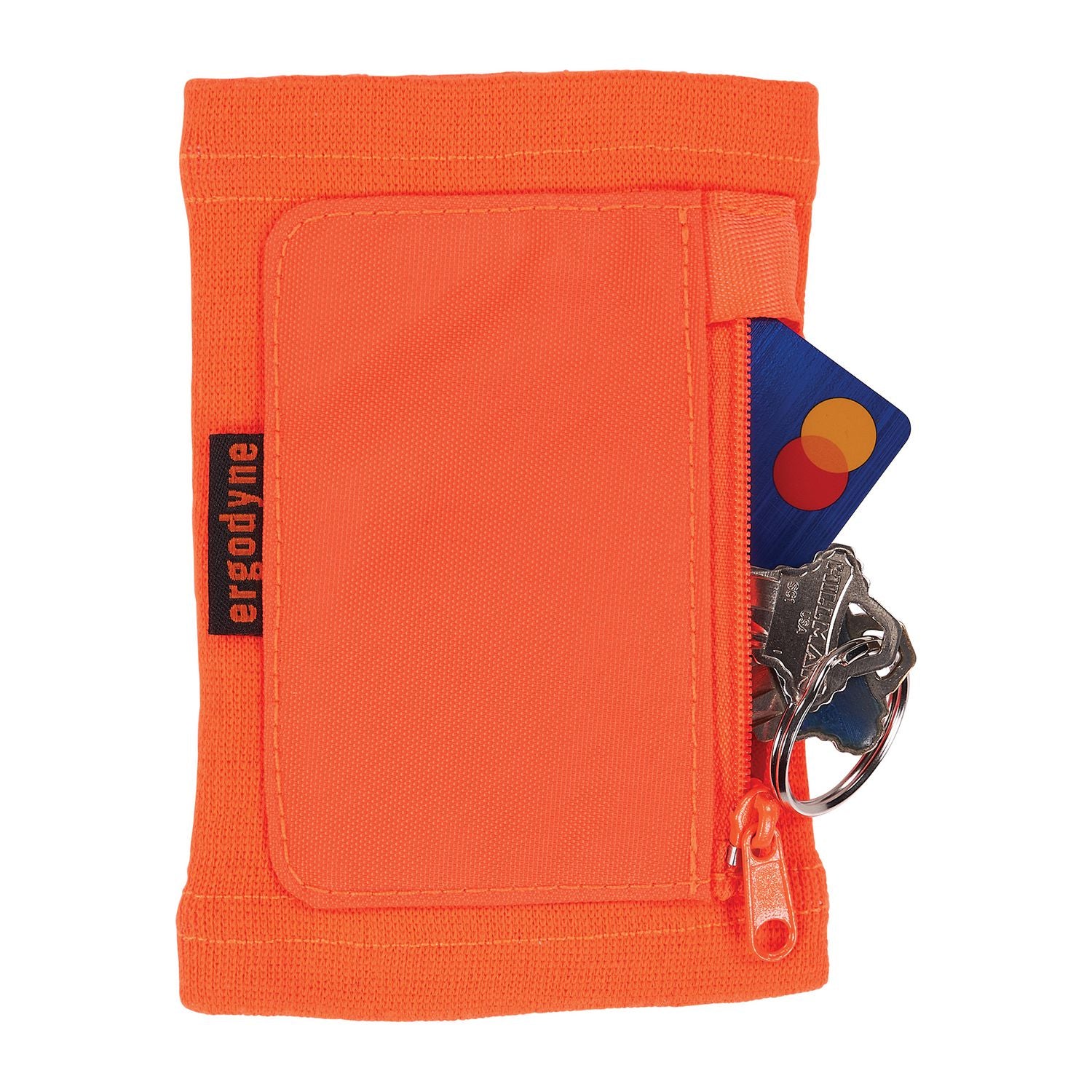 Squids 3388 Wrist ID/Badge Holder, Vertical, Orange 3.5 x 5.5 Holder, 2.75 x 3.75 Insert, Ships in 1-3 Business Days