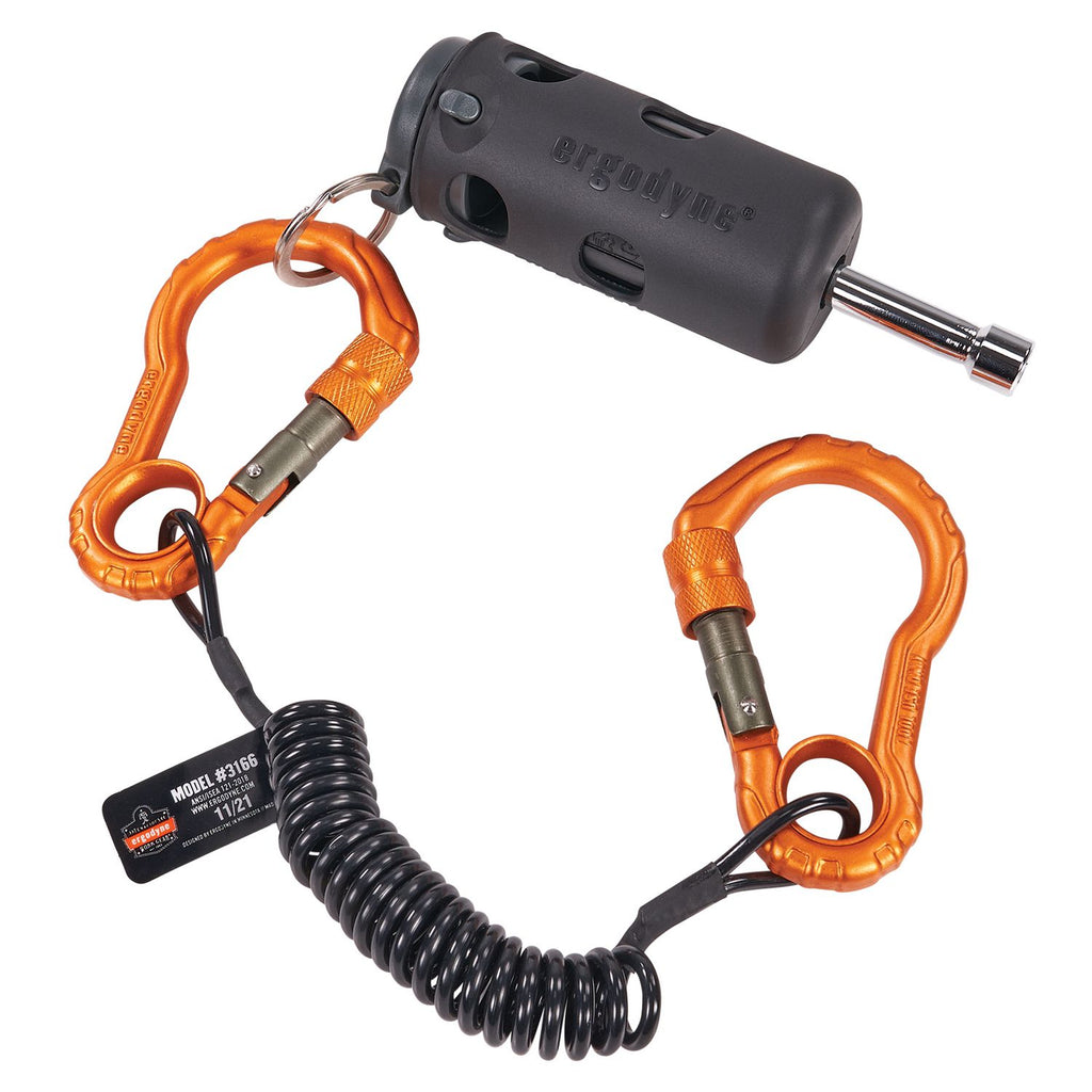 Squids 3745 Tool Grip and Tether Attachment Point, 1 lb Max Working Capacity, 5.5" Long, Black, 2/Pack, Ships in 1-3 Bus Days