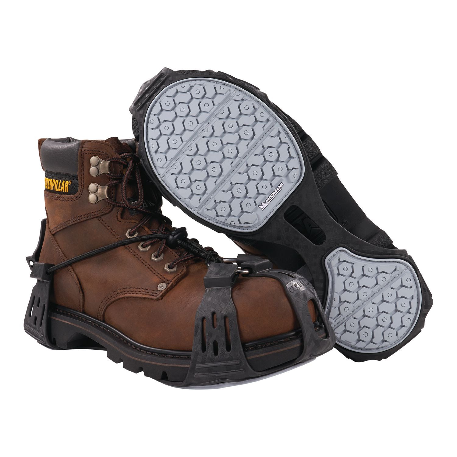 TREX 6326 Spikeless Slip-Resistant/Oil-Resistant Traction Device, Small (Mens Size 5-7), Black, Pair, Ships in 1-3 Bus Days