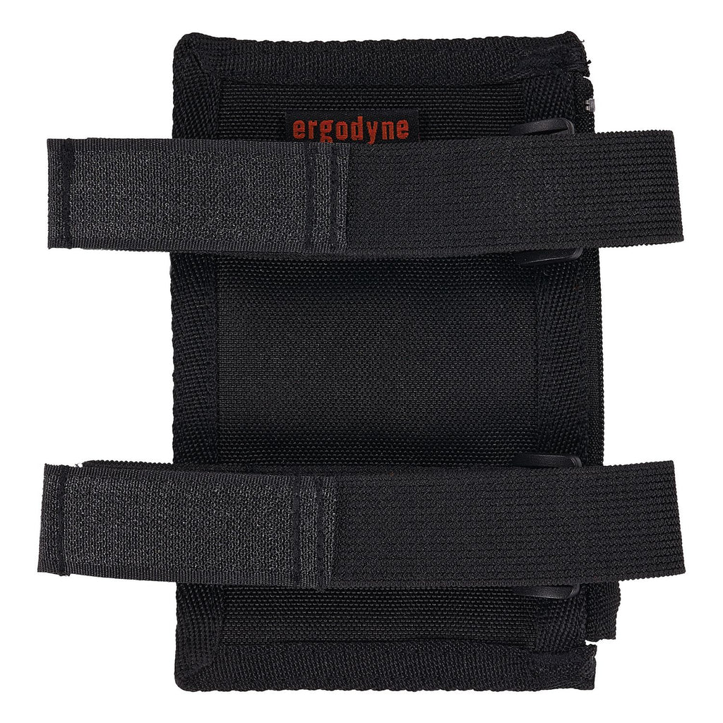 Squids 3387 Dual Band Arm ID/Badge Holder w/Zipper, Vertical, Black 3.75 x 5.75 for 2.75 x 4.75 Insert, Ships in 1-3 Bus Days