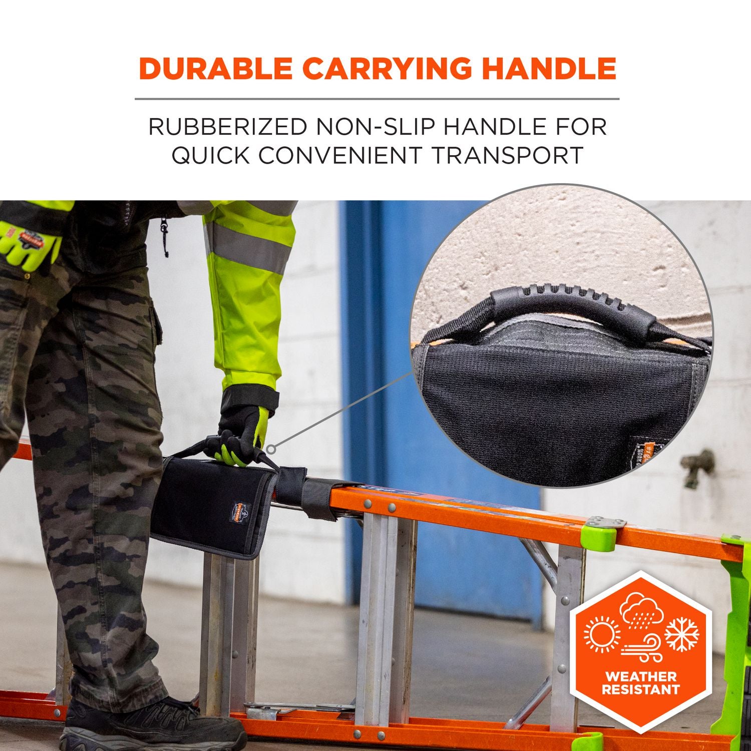 Arsenal 5301 Ladder Carrying Handle, Supports Up to 100 lb, 2 x 9 x 11, Black, Ships in 1-3 Business Days