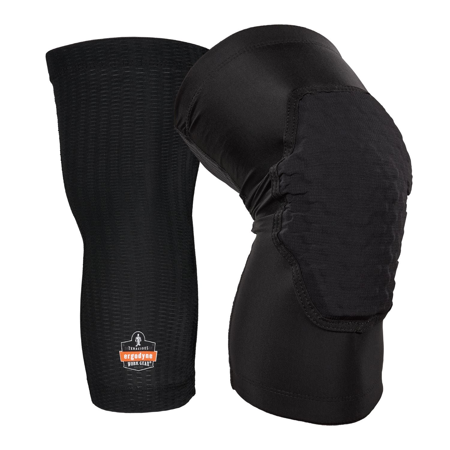 proflex-525-lightweight-padded-knee-sleeves-slip-on-medium-large-black-pair-ships-in-1-3-business-days_ego18526 - 1