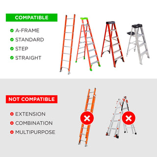 Arsenal 5300 Ladder Shoulder Lifting Strap/Carrying Handle, Supports 100 lb, 2 x 9 x 11, Black/Silver, Ships in 1-3 Bus Days