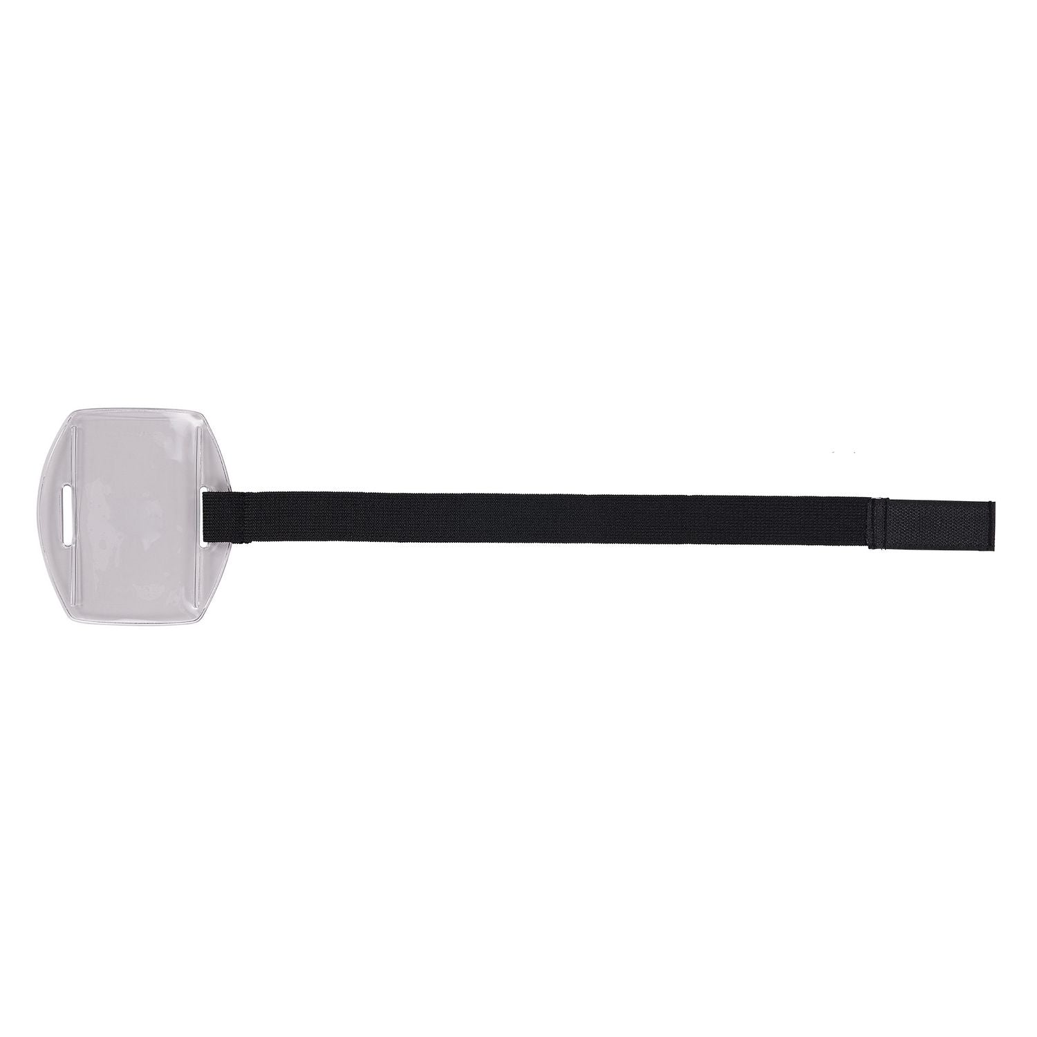 Squids 3386 Arm Band ID/Badge Holder, Vertical, Black/Clear 3.75 x 4.25 for 2.5 x 4 Insert, 10/Pack, Ships in 1-3 Bus Days