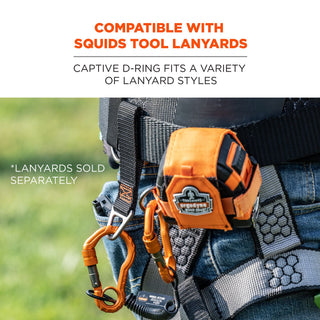 Squids 3171 Anchor Strap Belt Loop Attachment for Tool Tethering, 5 lb Max, 5" Long, Black, 2/Pack, Ships in 1-3 Bus Days