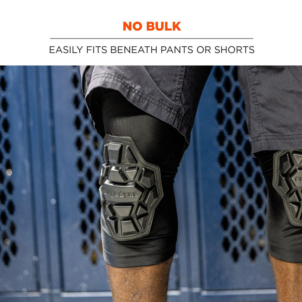 ProFlex 550 Padded Knee Sleeves with 3-Layer Foam Cap, Slip-On, Small/Medium, Black, Pair, Ships in 1-3 Business Days