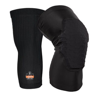 proflex-525-lightweight-padded-knee-sleeves-slip-on-x-large+-black-pair-ships-in-1-3-business-days_ego18528 - 1