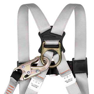 3201 Harness Plus 4 ft Travel Restraint Lanyard 3197/3198, Ships in 1-3 Business Days
