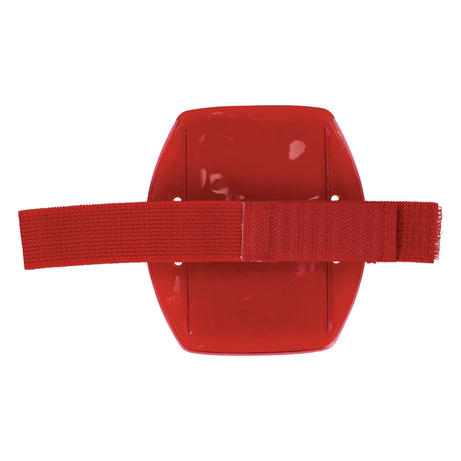 Squids 3386 Arm Band ID/Badge Holder, Vertical, Red 3.75 x 4.25 Holder, 2.5 x 4 Insert, 10/Pack, Ships in 1-3 Business Days