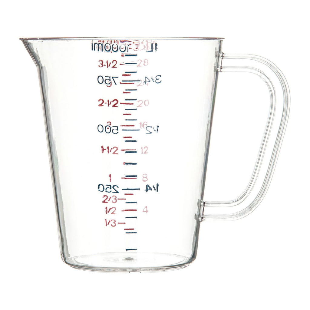 Commercial Measuring Cup, 1 qt, Clear