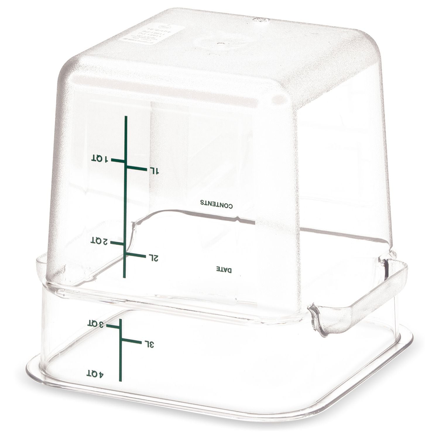 squares-polycarbonate-food-storage-container-4-qt-713-x-713-x-729-clear-plastic_cfs1195107 - 4