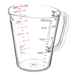 Commercial Measuring Cup, 1 qt, Clear