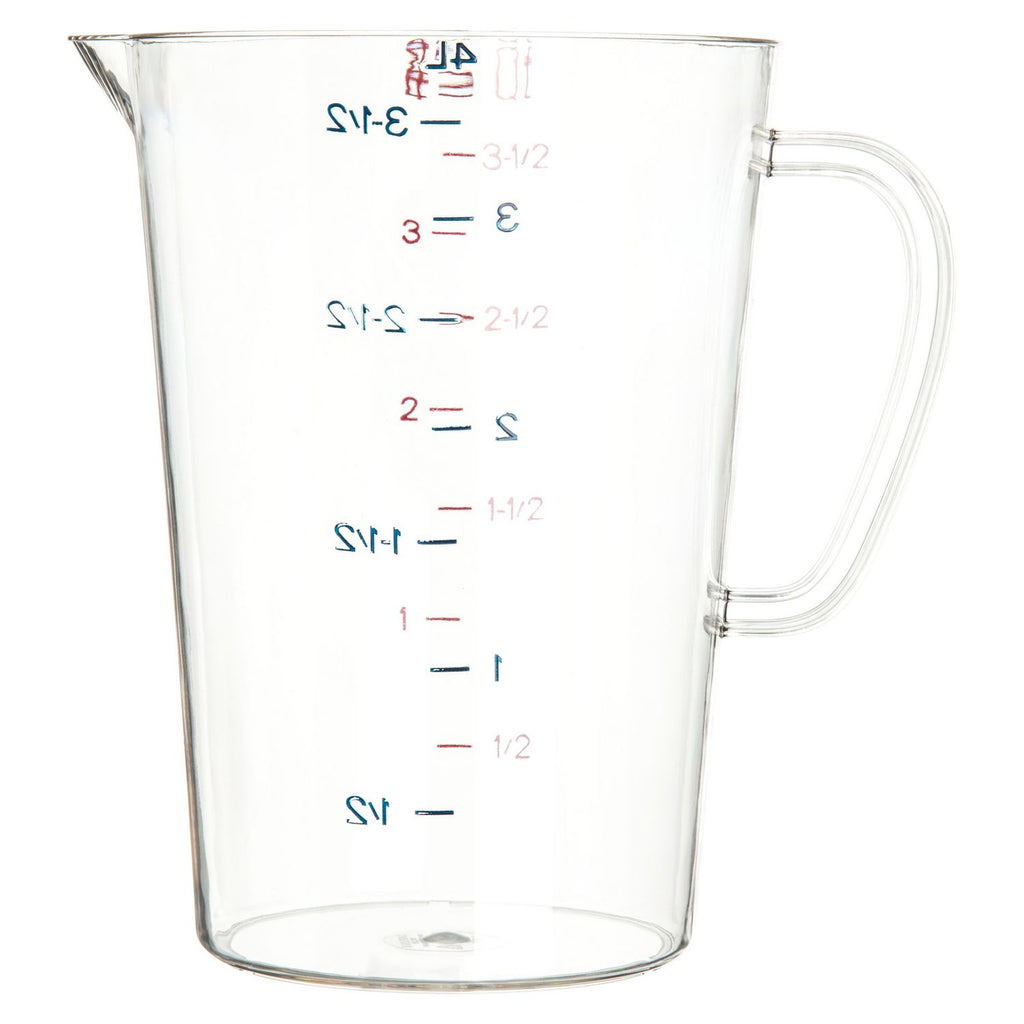 Commercial Measuring Cup, 1 gal, Clear