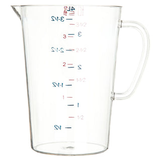 Commercial Measuring Cup, 1 gal, Clear