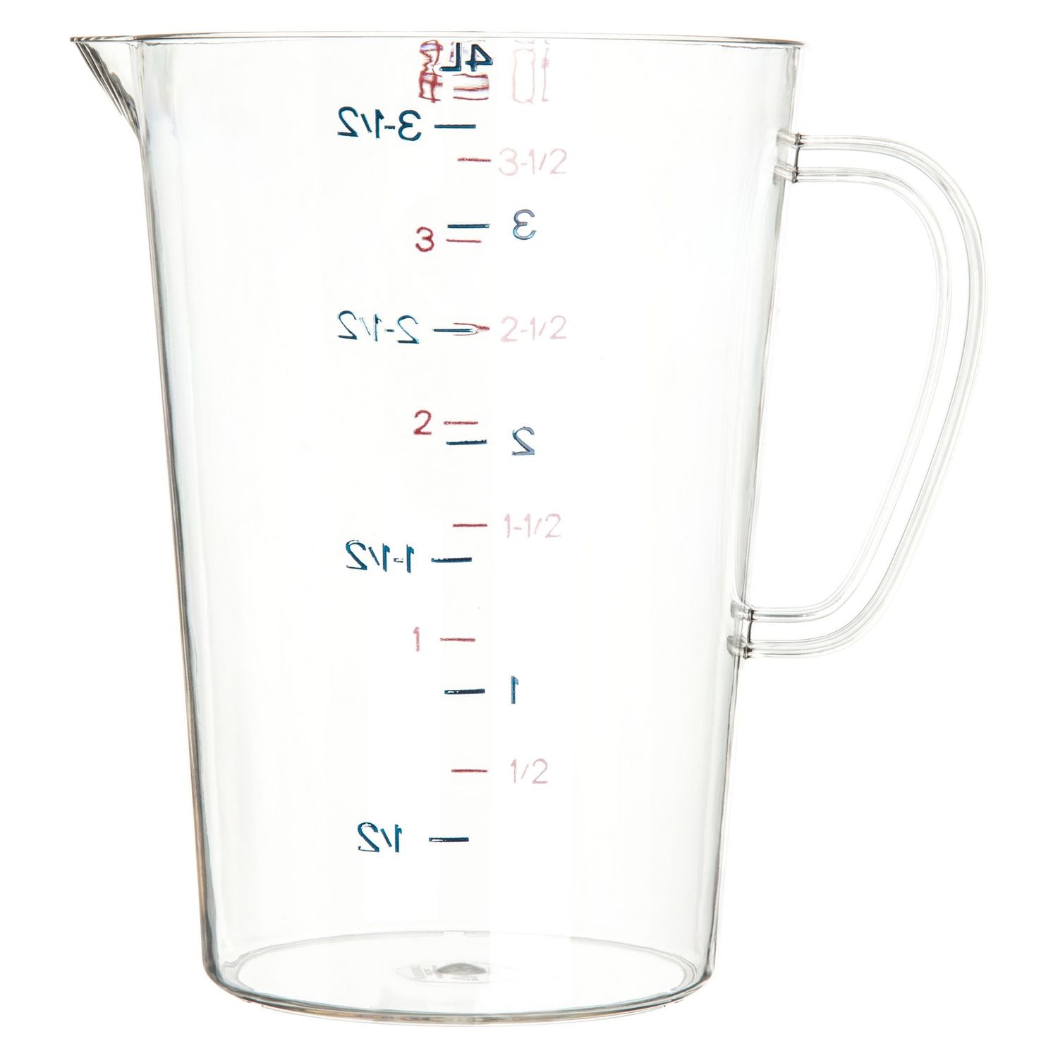 Commercial Measuring Cup, 1 gal, Clear