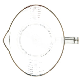 Commercial Measuring Cup, 0.5 gal, Clear