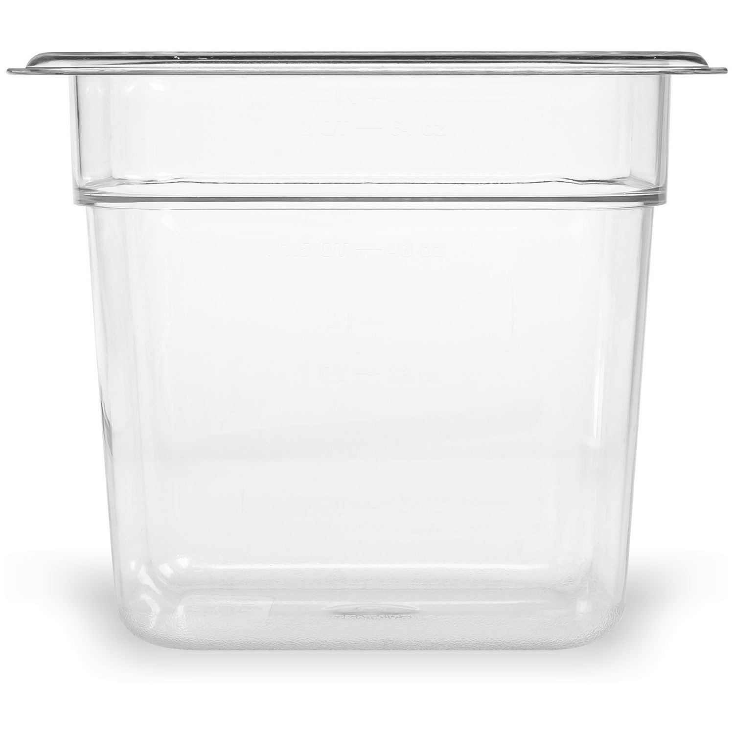 storplus-polycarbonate-food-pan-25-qt-638-x-675-x-6-clear-plastic_cfs3068507 - 2