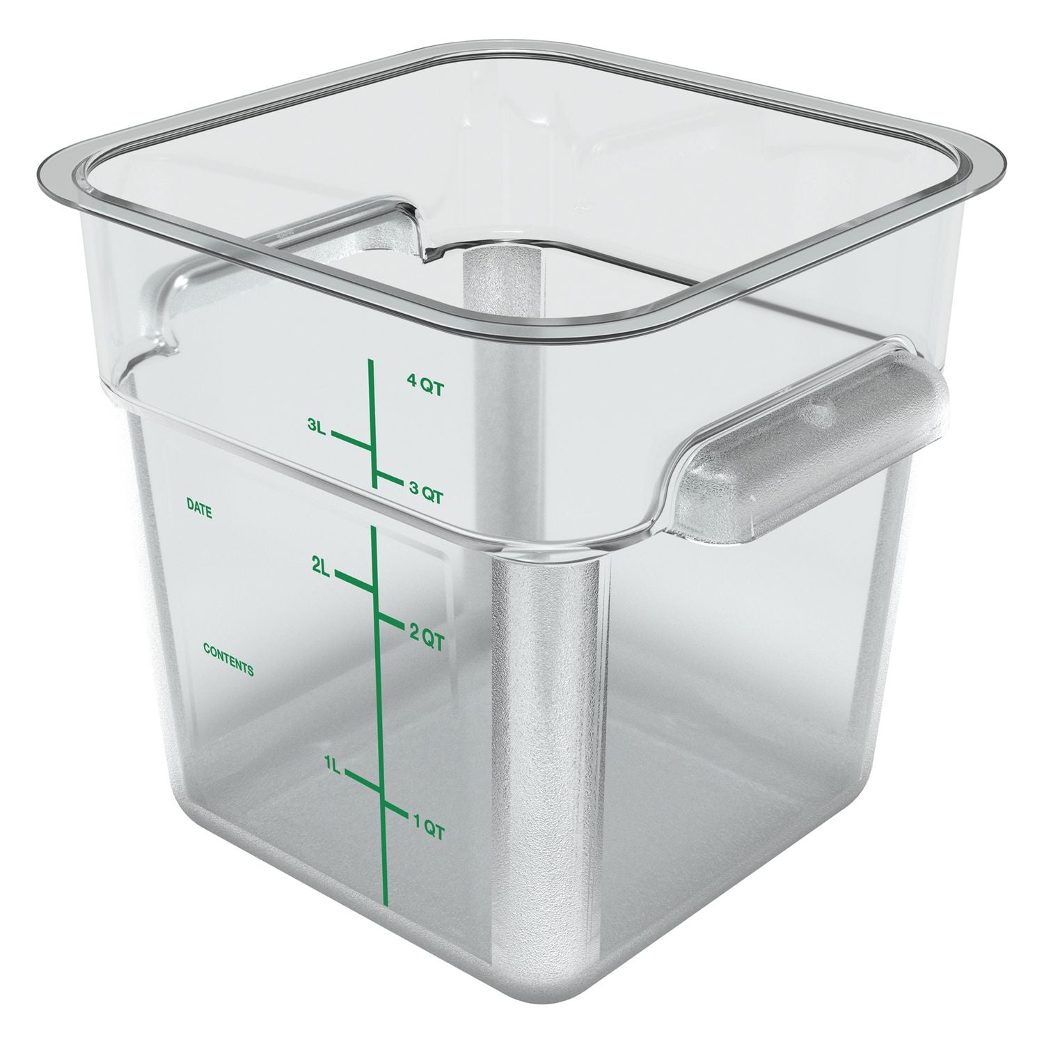 squares-polycarbonate-food-storage-container-4-qt-713-x-713-x-729-clear-plastic_cfs1195107 - 1