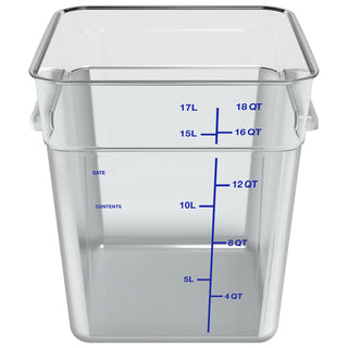 squares-polycarbonate-food-storage-container-18-qt-11-13-x-1113-x-1258-clear-plastic_cfs1195507 - 2