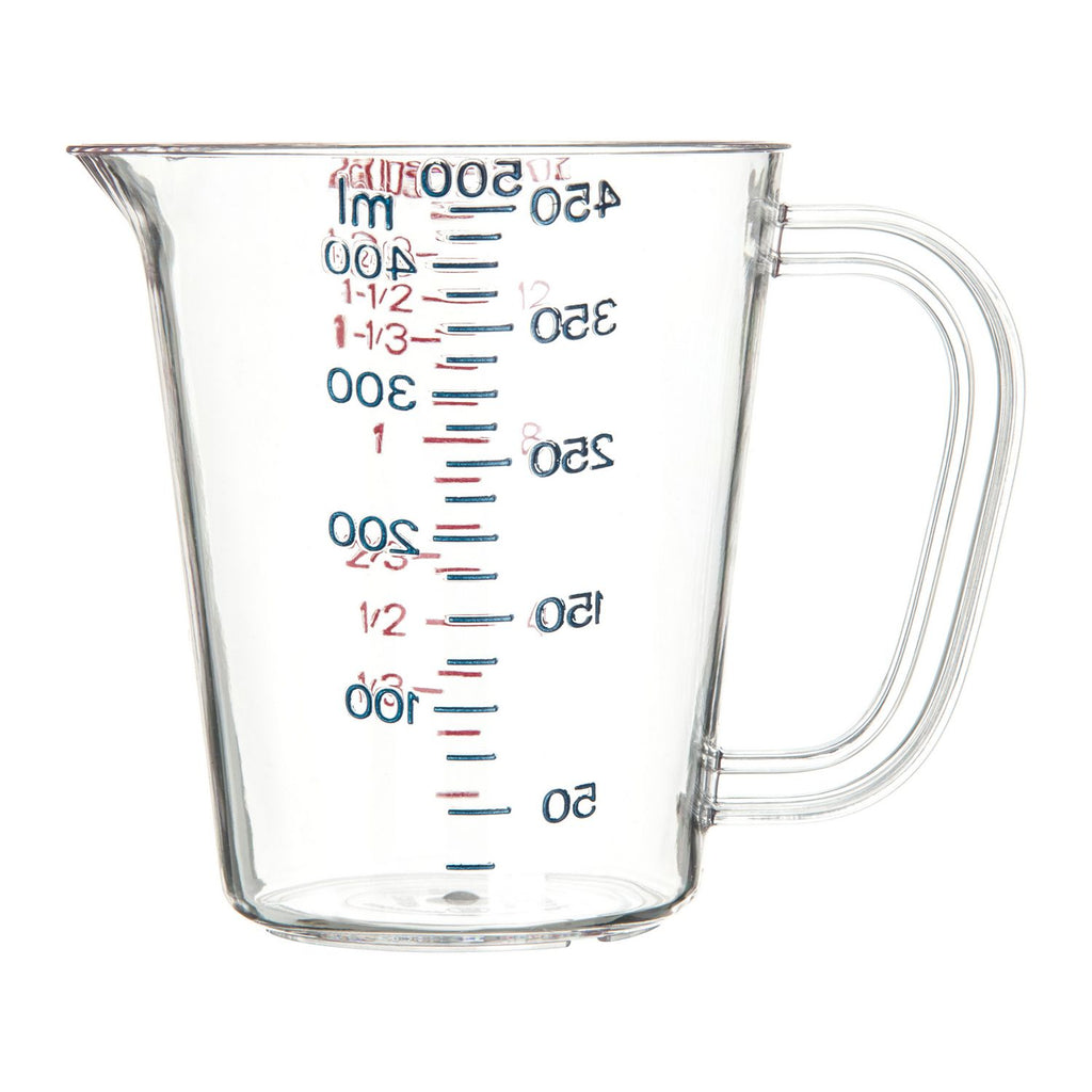 Commercial Measuring Cup, 1 pt, Clear