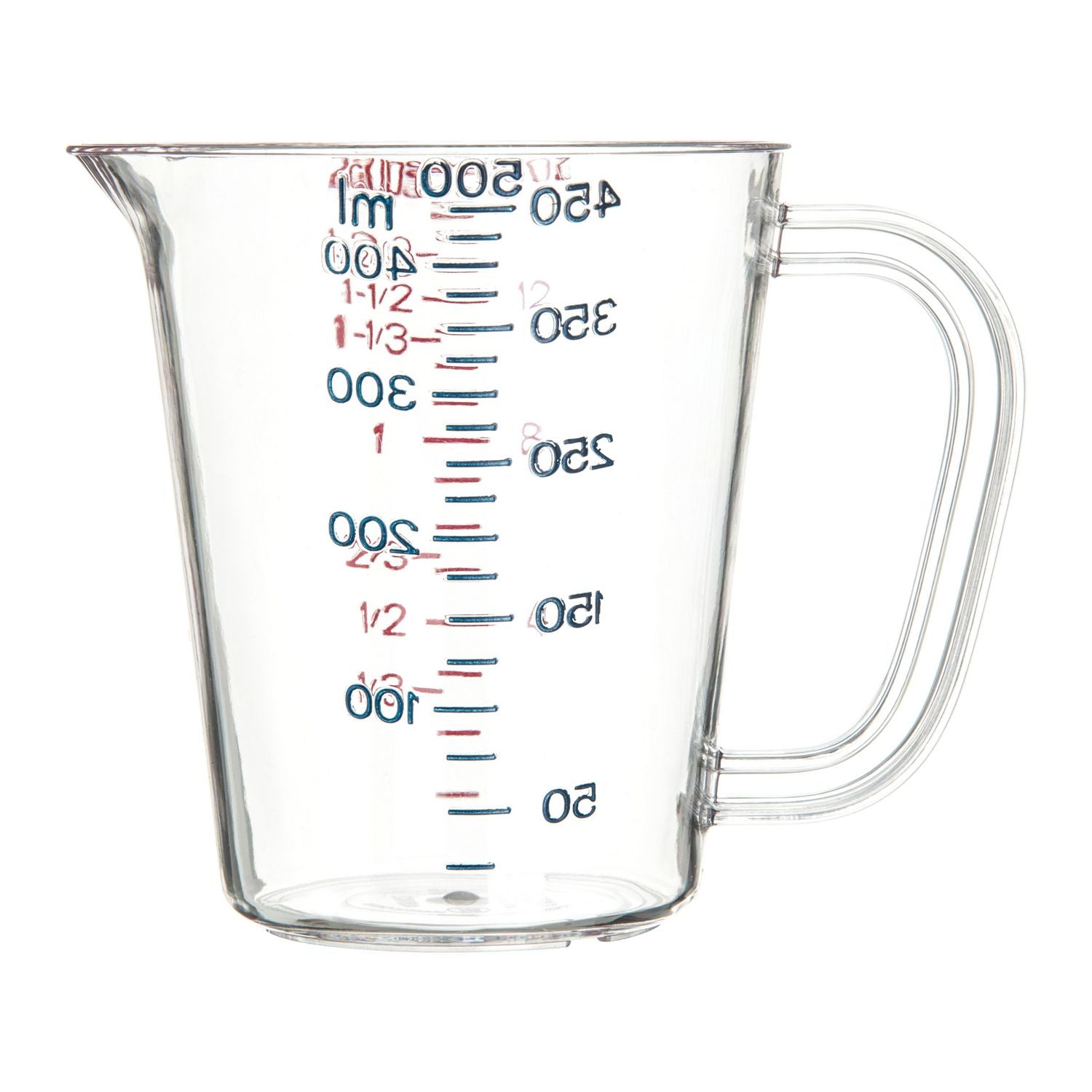 Commercial Measuring Cup, 1 pt, Clear