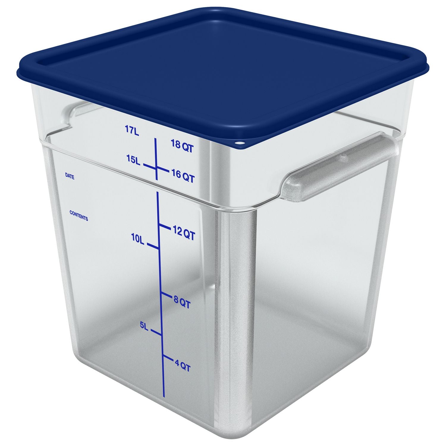 squares-polycarbonate-food-storage-container-18-qt-11-13-x-1113-x-1258-clear-plastic_cfs1195507 - 3