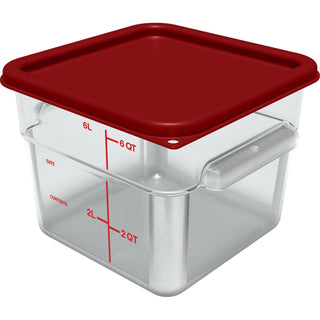 squares-polycarbonate-food-storage-container-6-qt-875-x-875-x-731-clear-plastic_cfs1195207 - 3