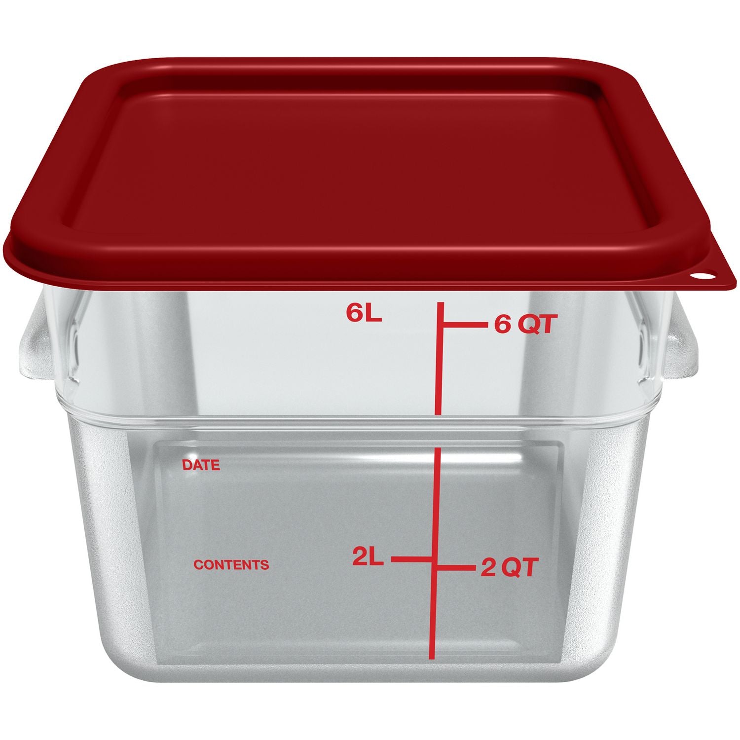 squares-polycarbonate-food-storage-container-6-qt-875-x-875-x-731-clear-plastic_cfs1195207 - 4