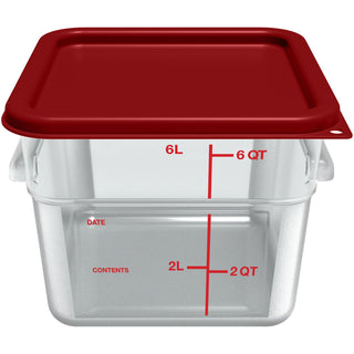 squares-polycarbonate-food-storage-container-6-qt-875-x-875-x-731-clear-plastic_cfs1195207 - 4
