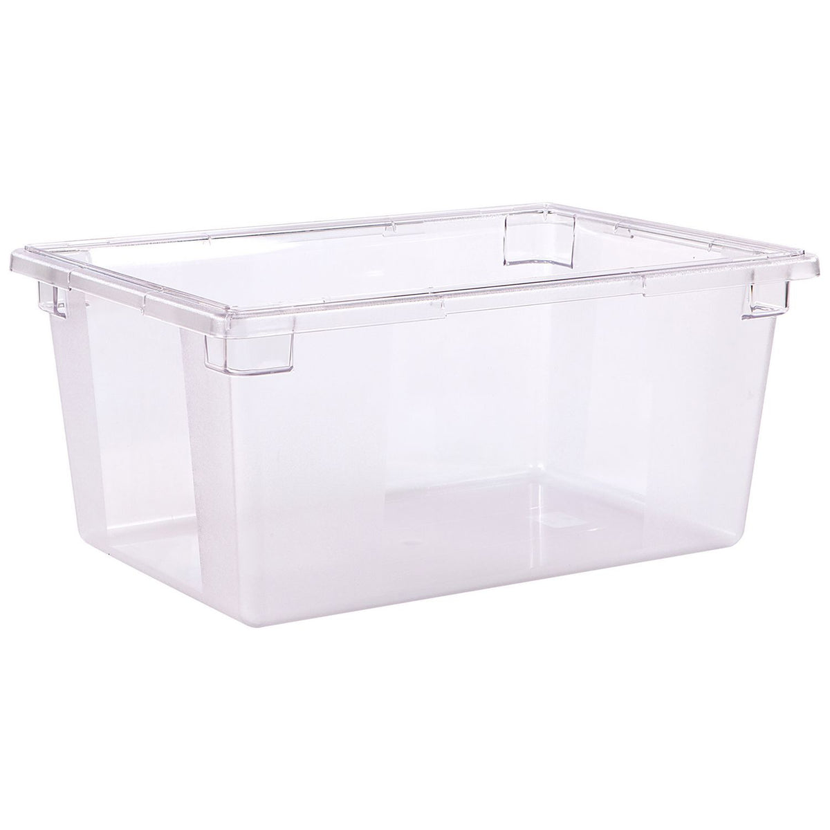 StorPlus Polycarbonate Food Storage Container, 16.6 gal, 18 x 26 x 12, Clear, Plastic