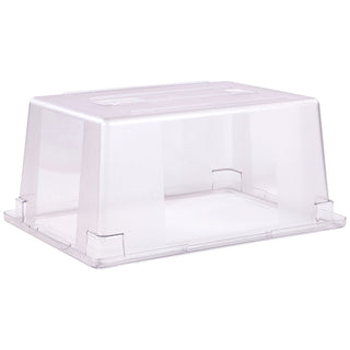 StorPlus Polycarbonate Food Storage Container, 16.6 gal, 18 x 26 x 12, Clear, Plastic