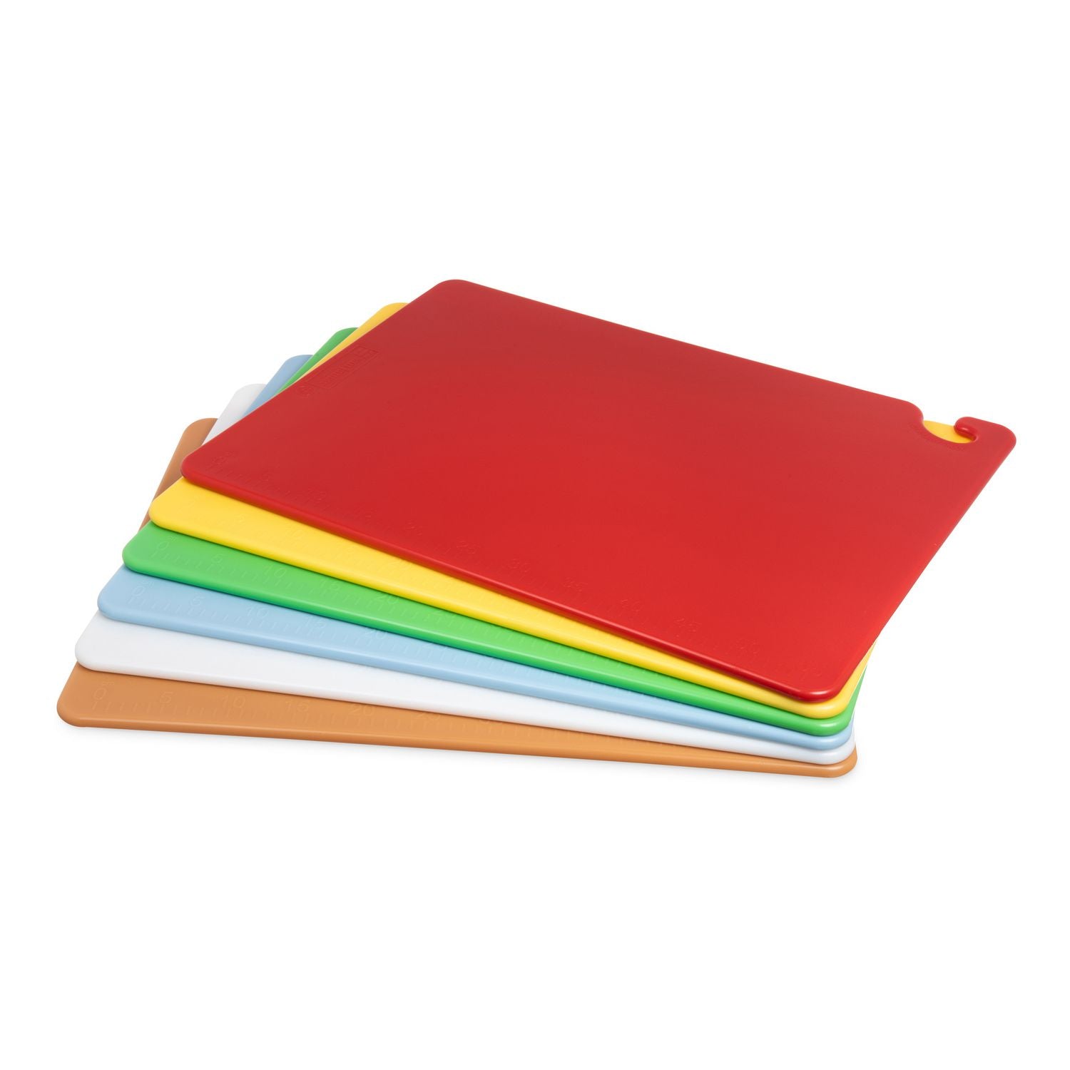 cut-n-carry-color-cutting-board-with-molded-in-ruler-assorted-colors-6-pack_sjmcb1824kc - 1