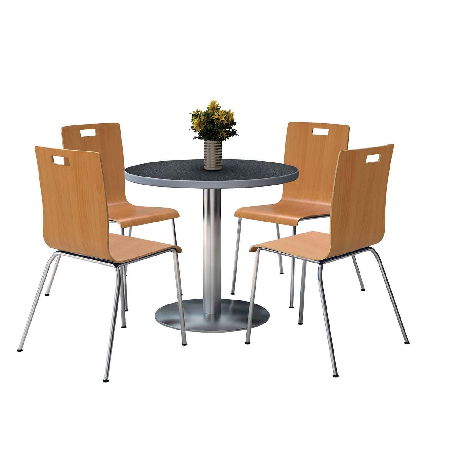 pedestal-table-with-four-natural-jive-series-chairs-round-36-dia-x-29h-graphite-nebula-ships-in-4-6-business-days_kfi810389025019 - 1