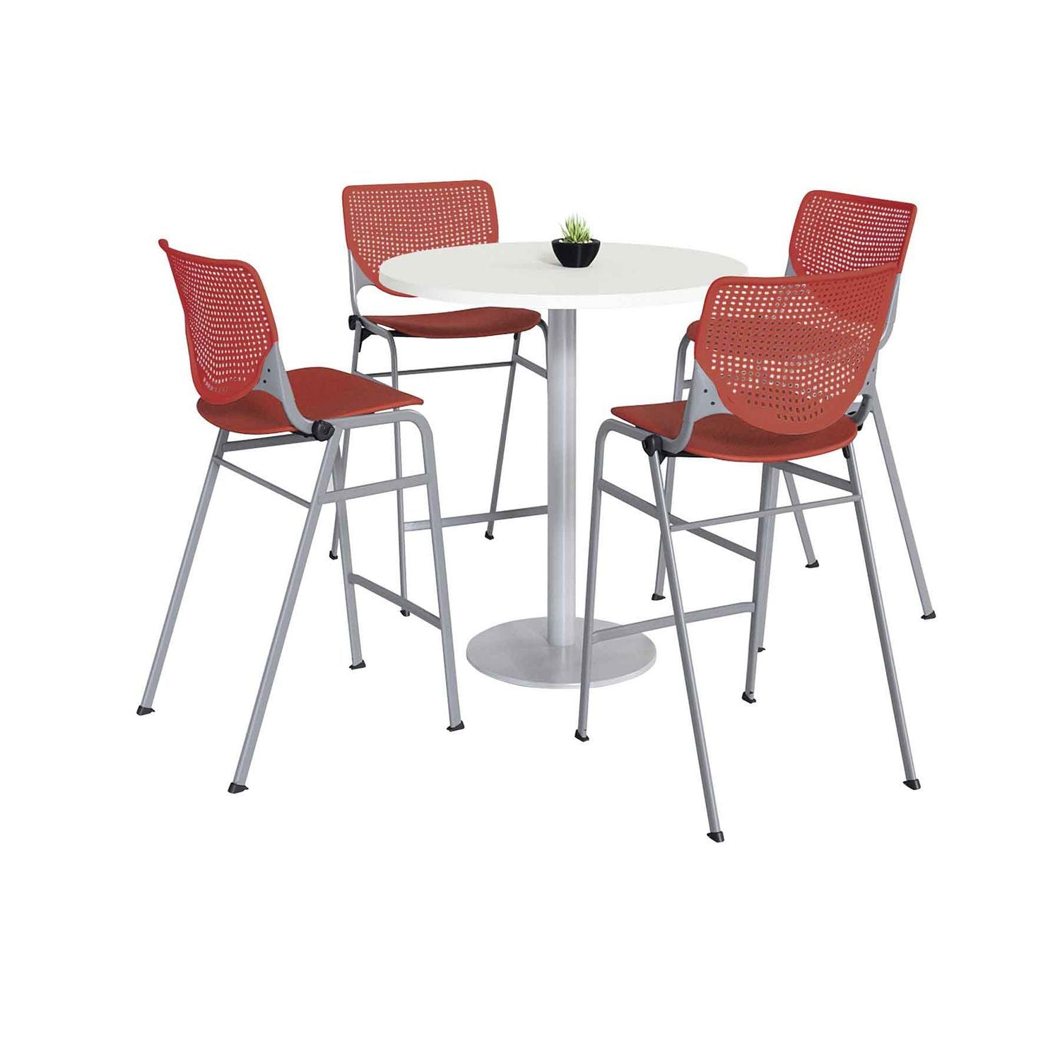 pedestal-bistro-table-with-four-coral-kool-series-barstools-round-36-dia-x-41h-designer-white-ships-in-4-6-business-days_kfi811774037150 - 1