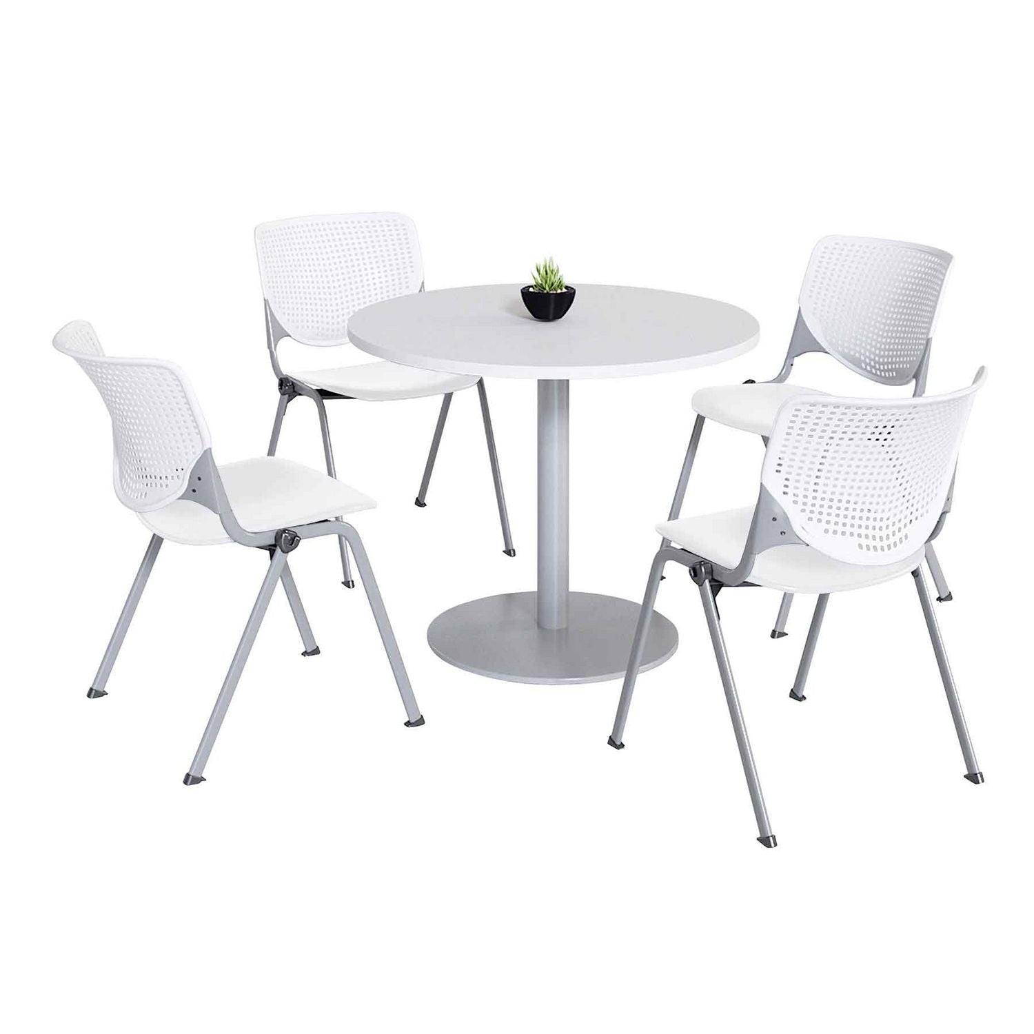 pedestal-table-with-four-white-kool-series-chairs-round-36-dia-x-29h-designer-white-ships-in-4-6-business-days_kfi811774036689 - 1