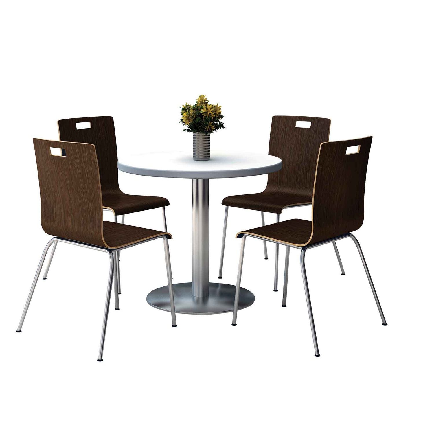 pedestal-table-with-four-espresso-jive-series-chairs-round-36-dia-x-29h-crisp-linen-ships-in-4-6-business-days_kfi810389024944 - 1