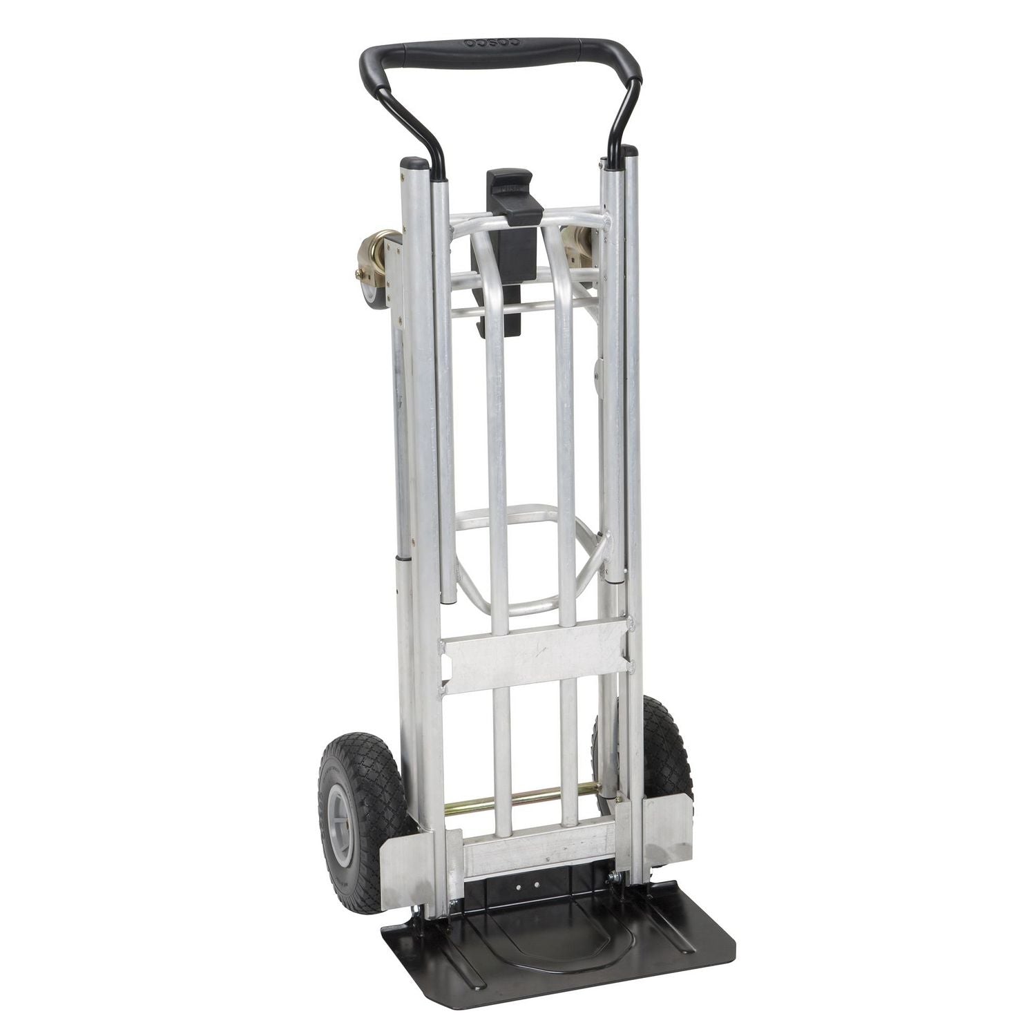 Cosco 4-in-1 Folding Series Hand Truck - 1000 lb Capacity - 4 Casters - x 18.7" Width x 19.7" Depth x 48.3" Height - Black - 1 Each - 1