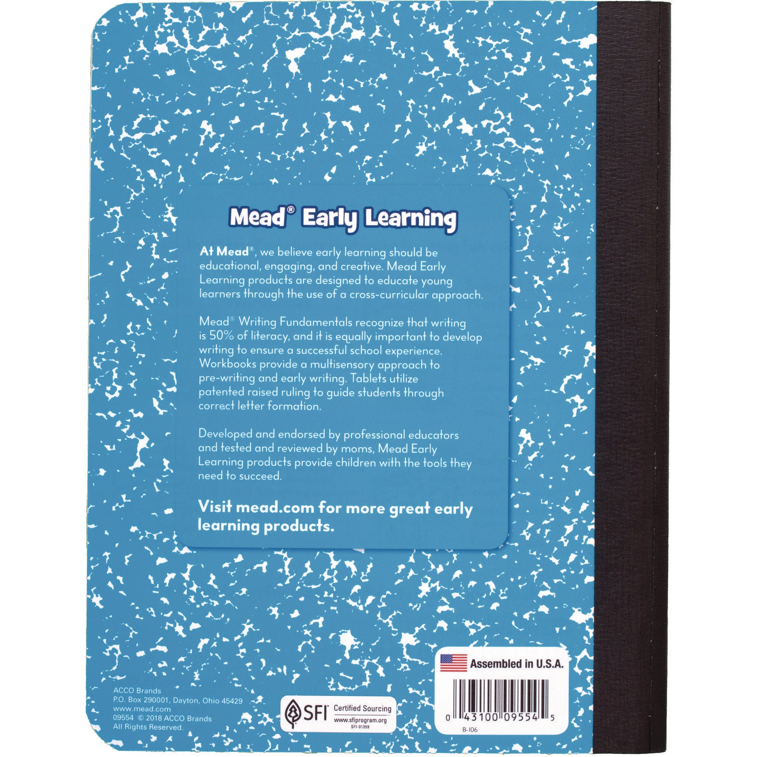 primary-journal-half-page-ruled-blue-marble-cover-primary-rule-100-975-x-75-sheets_mea9554 - 2