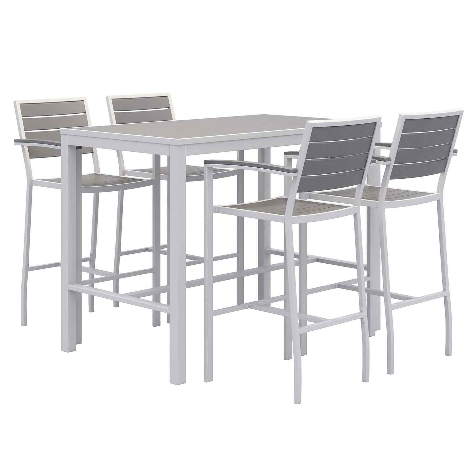 eveleen-outdoor-bistro-patio-table-with-four-gray-powder-coated-polymer-barstools-32-x-55-gray-ships-in-4-6-business-days_kfi840031925206 - 1