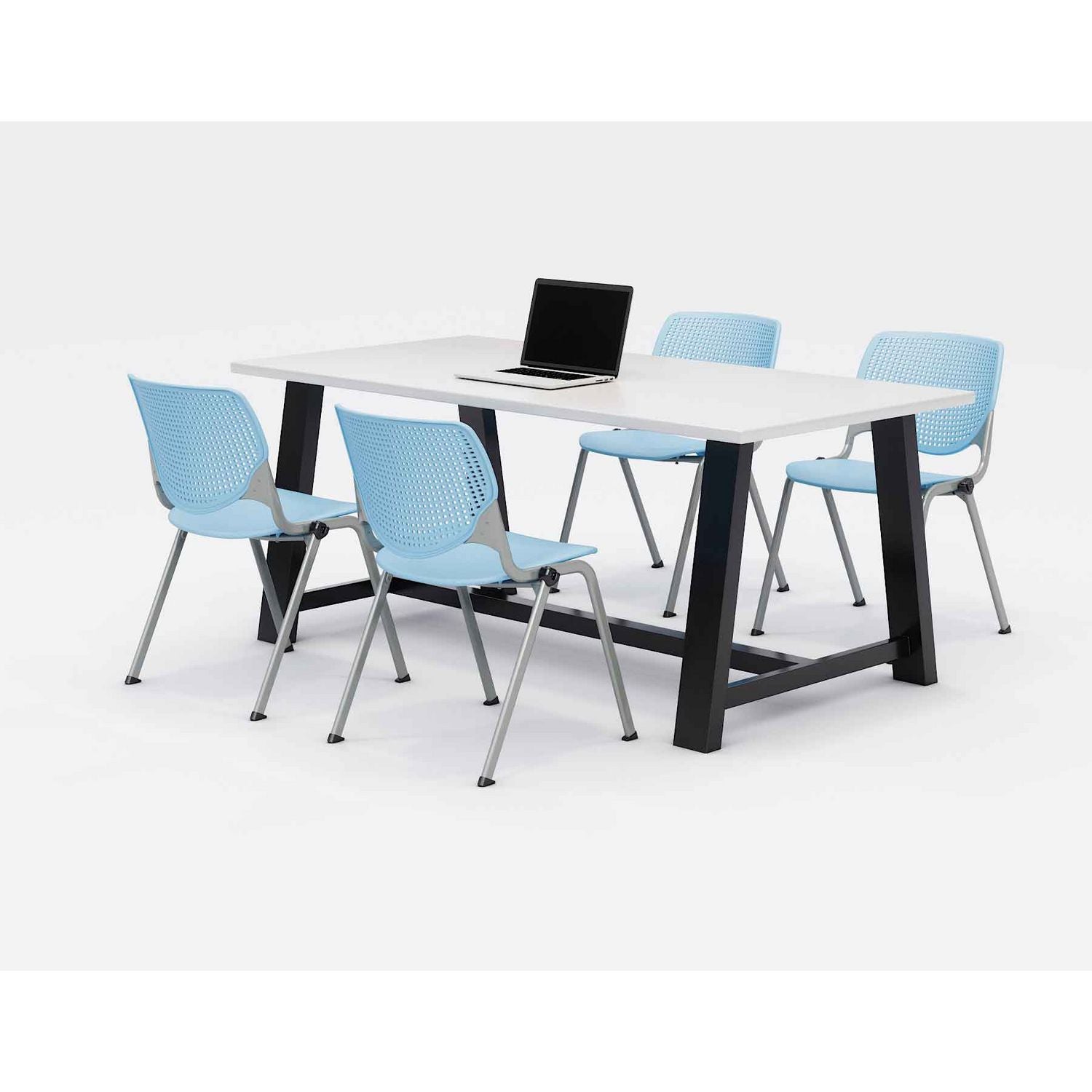 midtown-dining-table-with-four-sky-blue-kool-series-chairs-36-x-72-x-30-designer-white-ships-in-4-6-business-days_kfi840031900333 - 1