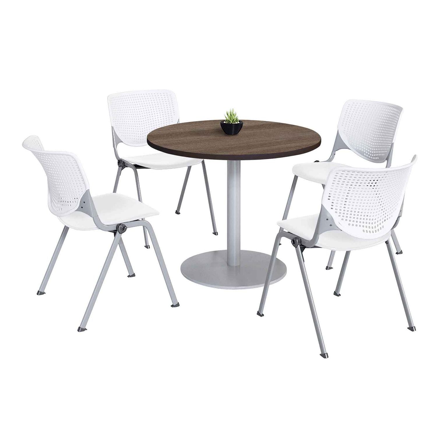 pedestal-table-with-four-white-kool-series-chairs-round-36-dia-x-29h-studio-teak-ships-in-4-6-business-days_kfi811774036887 - 1