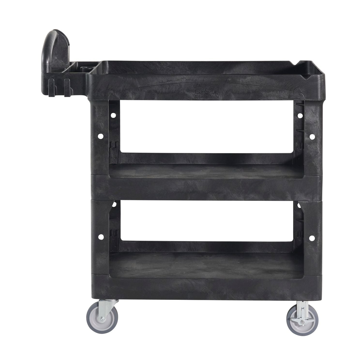 brute-3-shelf-heavy-duty-ergo-lipped-utility-cart-resin-3-shelves-600-lb-capacity-2524-x-44-x-47-black_rcp2196862 - 5