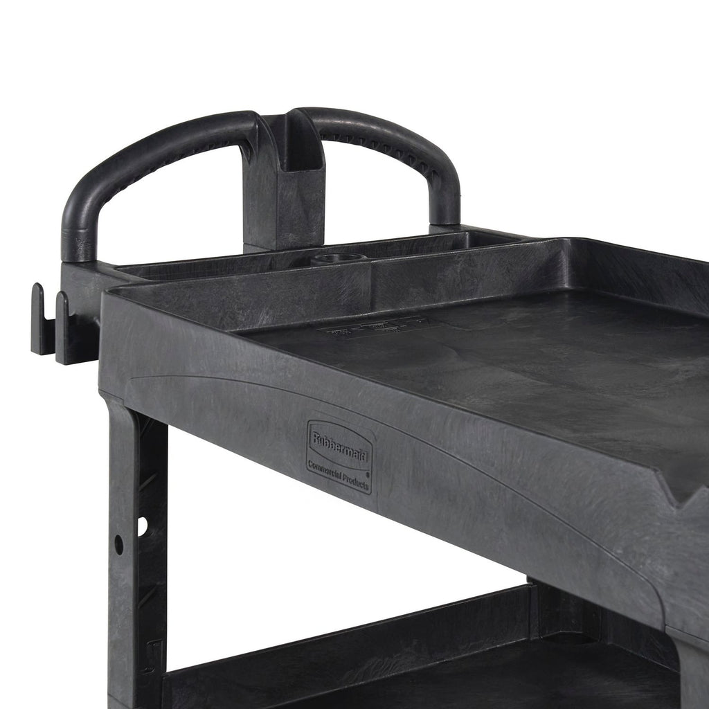 brute-3-shelf-heavy-duty-ergo-lipped-utility-cart-resin-3-shelves-600-lb-capacity-2524-x-44-x-47-black_rcp2196862 - 3